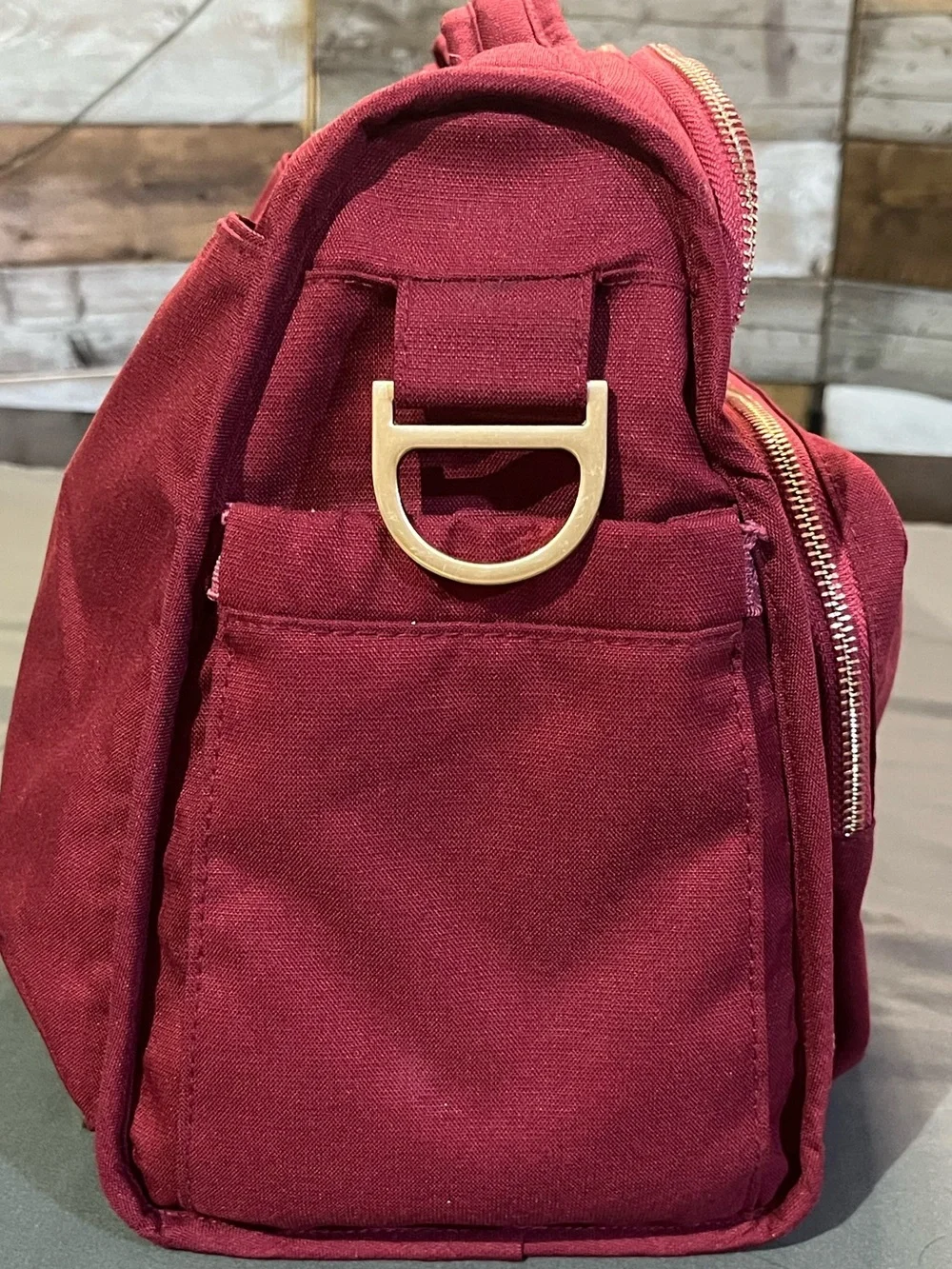 JuJuBe B.F.F Convertible Diaper Bag, Tahitian Red